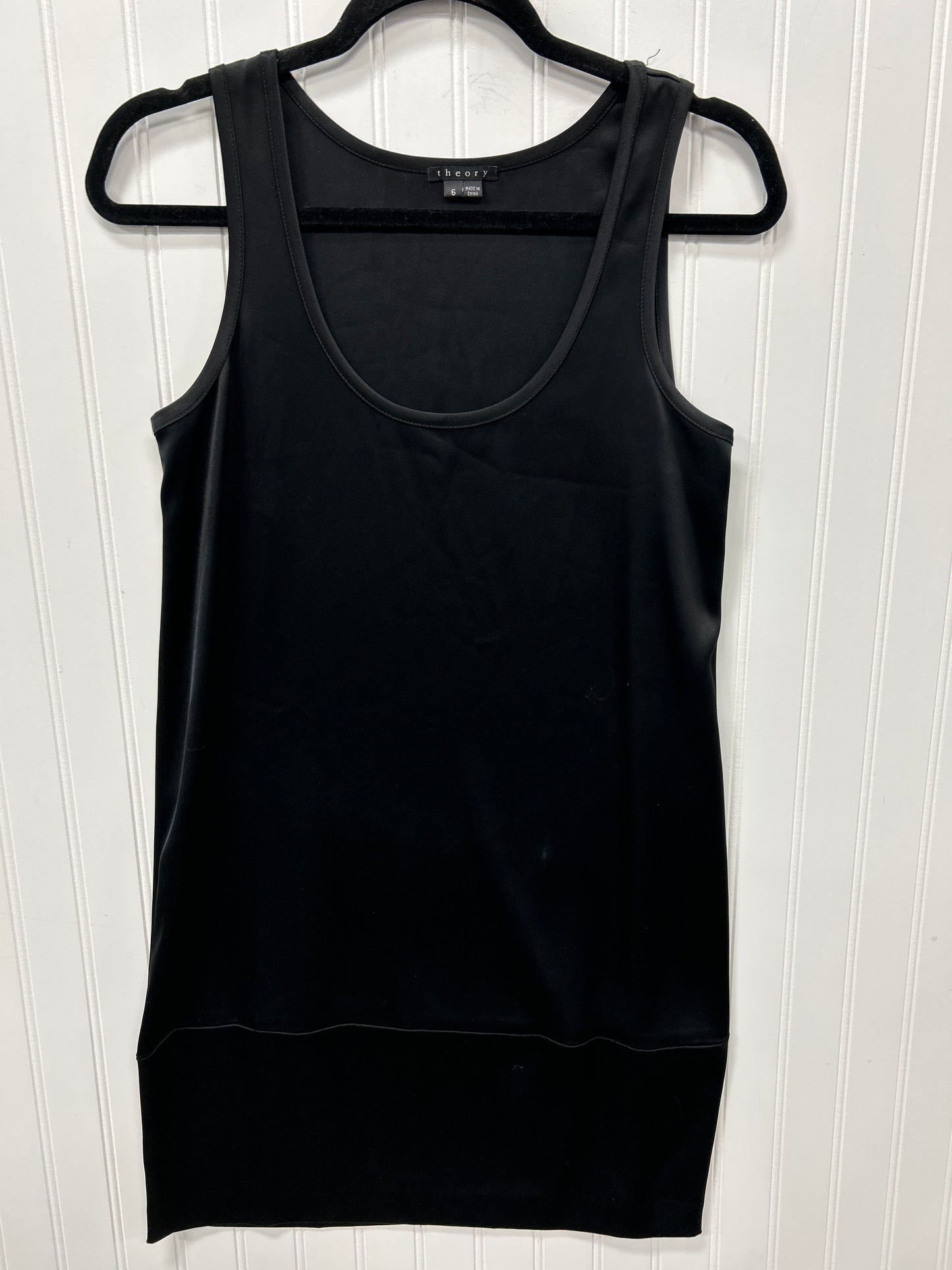 Dress Party Midi By Theory In Black, Size:6