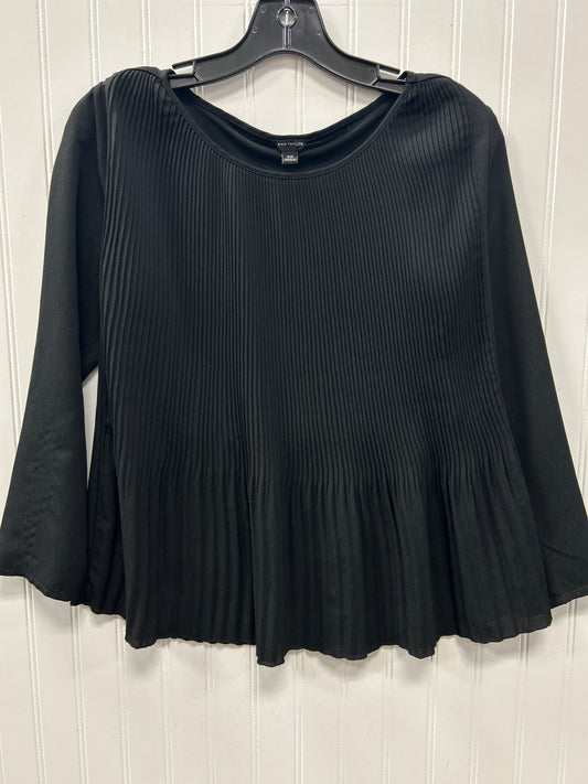Top Ls By Ann Taylor In Black, Size:Xs
