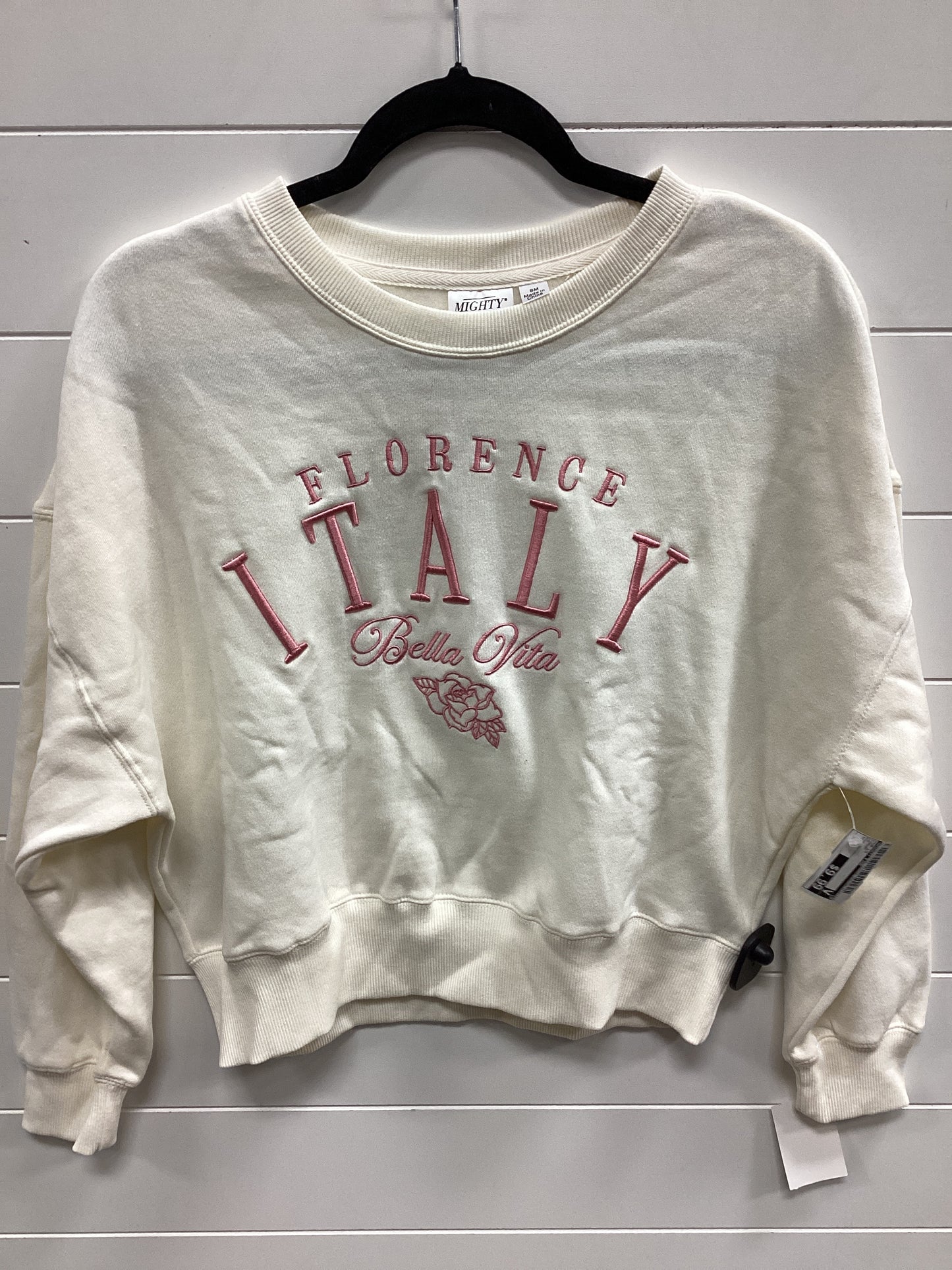 Top Ls By Mighty Fine In Cream, Size:M