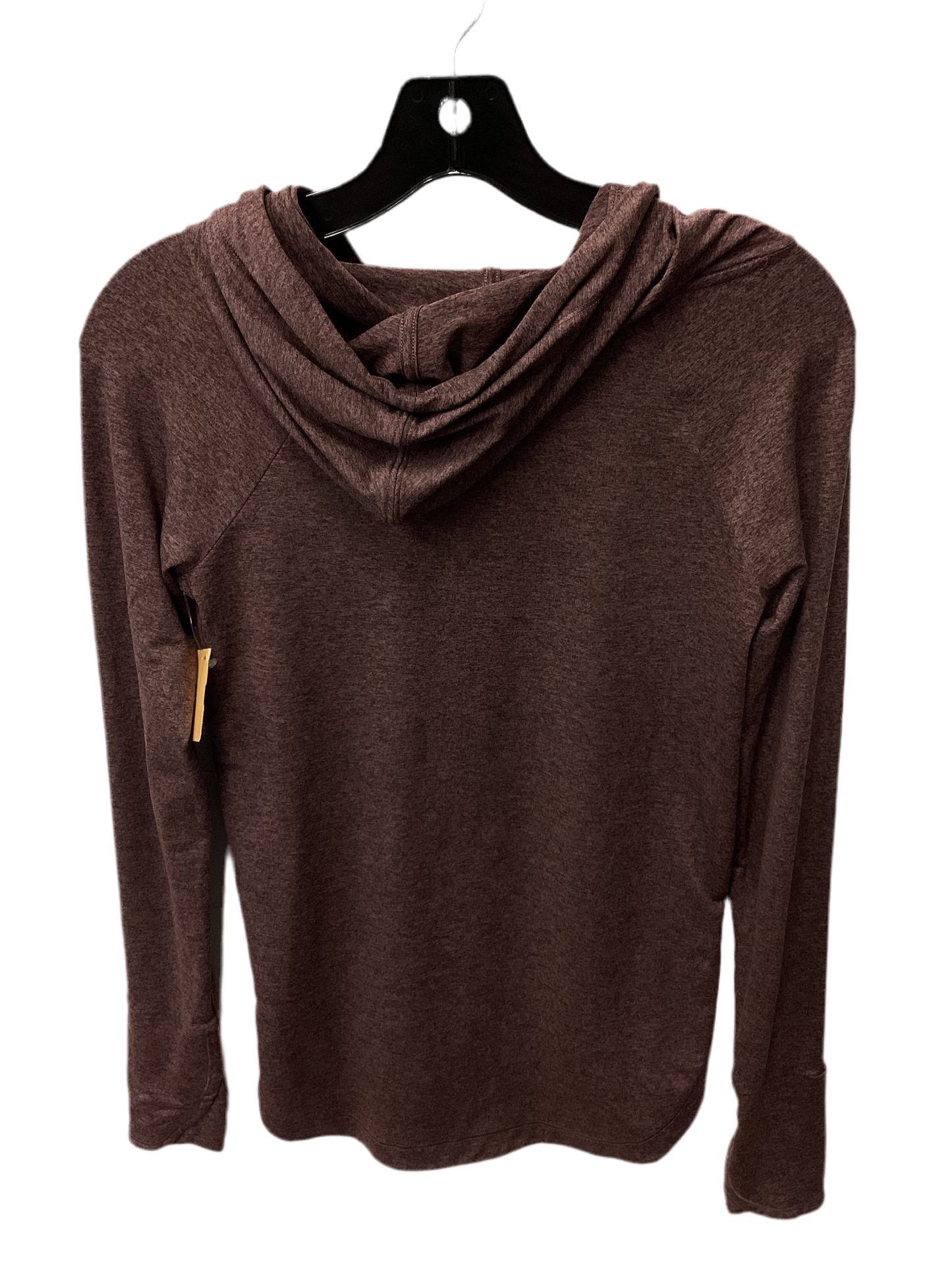 Athletic Top Ls Hoodie By Athleta In Brown, Size:Xxs