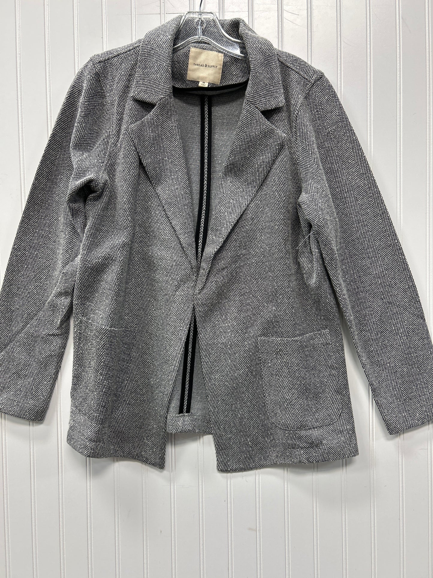 Blazer By Thread And Supply In Grey, Size:M