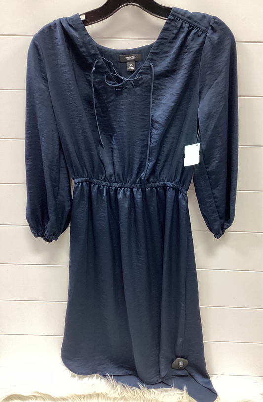 Dress Casual Midi By Simply Vera In Navy, Size:Xs