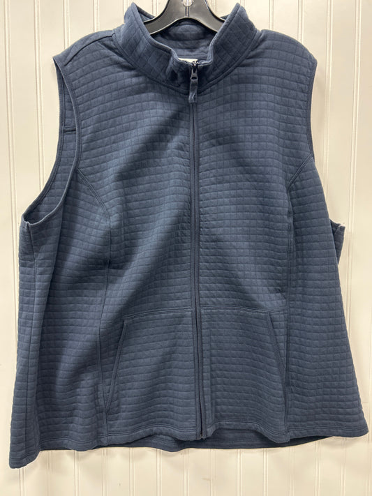 Vest Other By Cj Banks In Navy, Size:3X