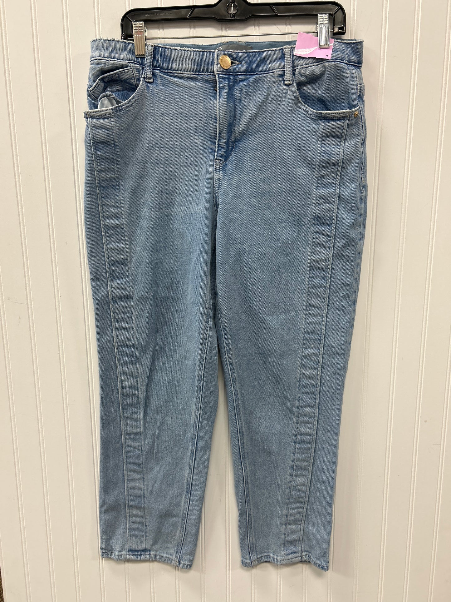 Jeans Straight By Wit & Wisdom In Blue Denim, Size:12