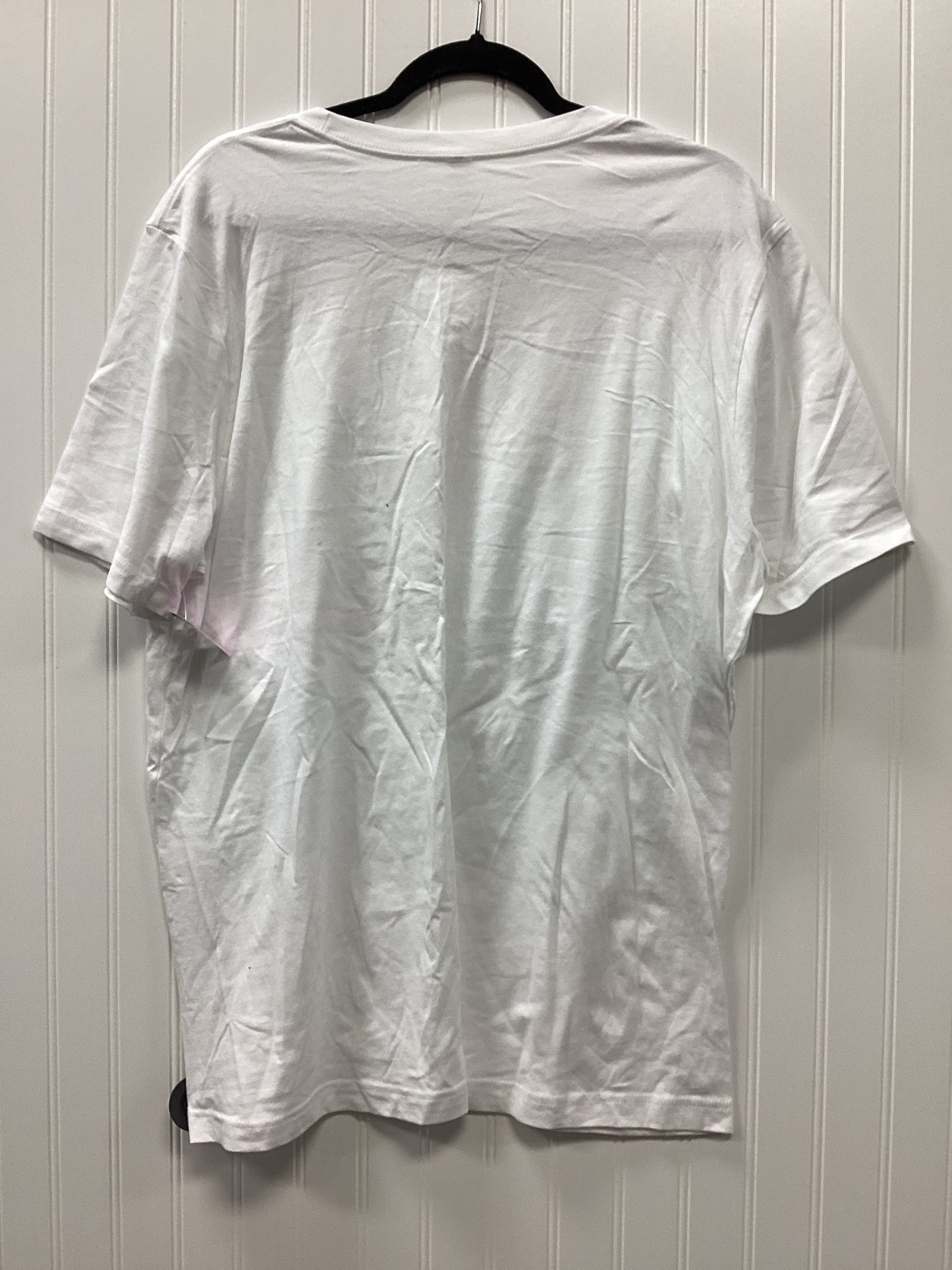 Top Ss By Bella + Canvas In White, Size:Xl