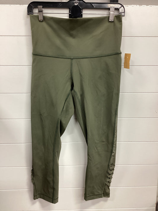 Athletic Leggings By Lululemon In Green, Size:8