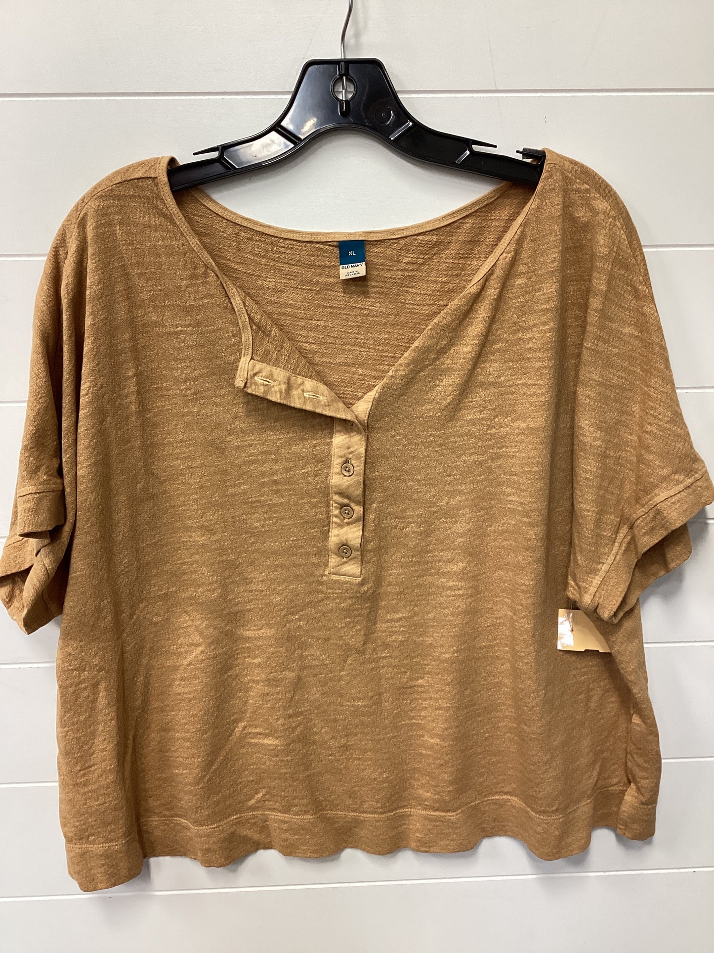 Top Ss By Old Navy In Tan, Size:Xl