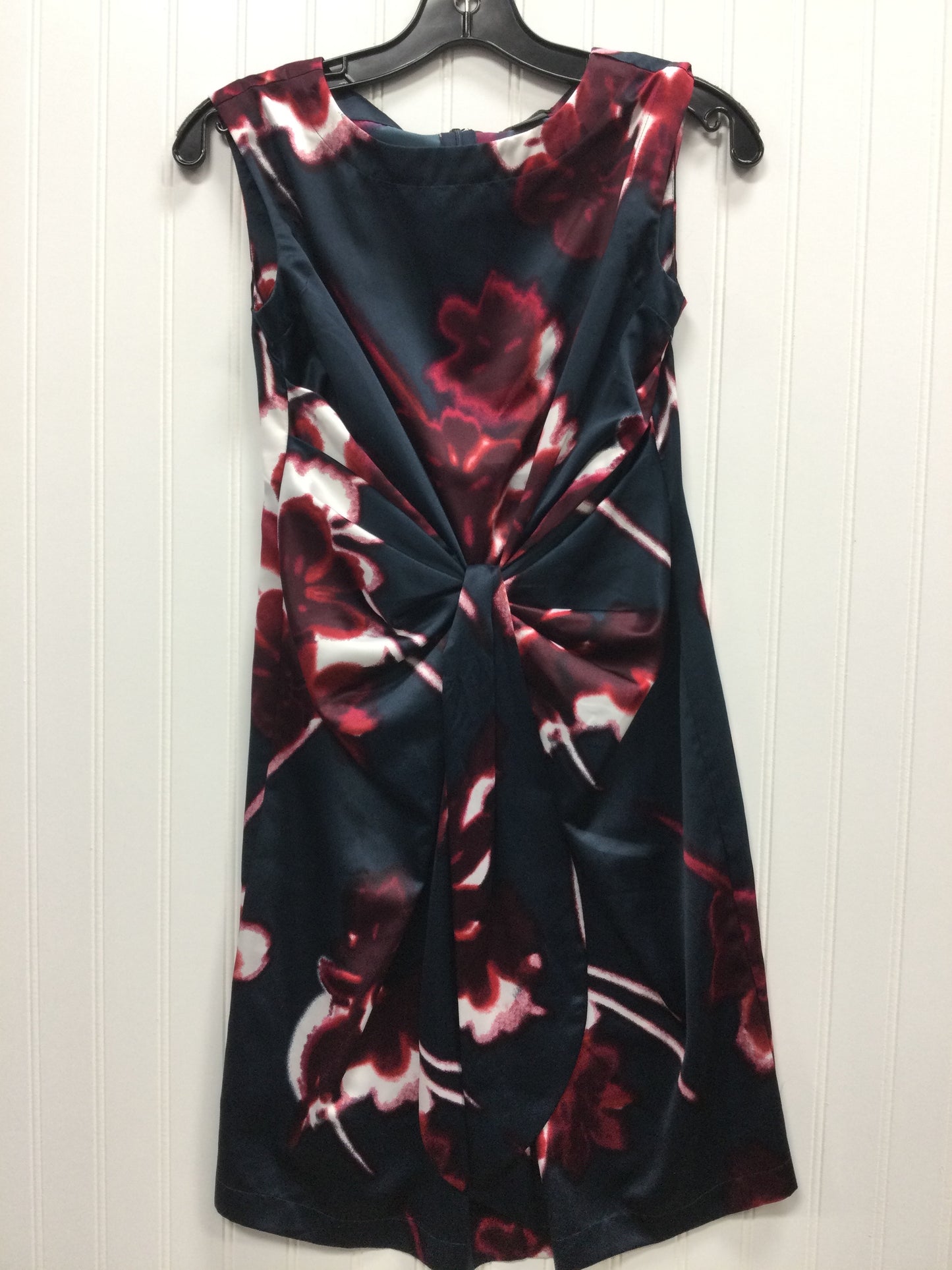 Dress Work By Ann Taylor In Blue & Red, Size:0P