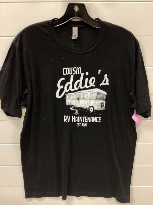 Top Ss By Next Level In Black, Size:Xl