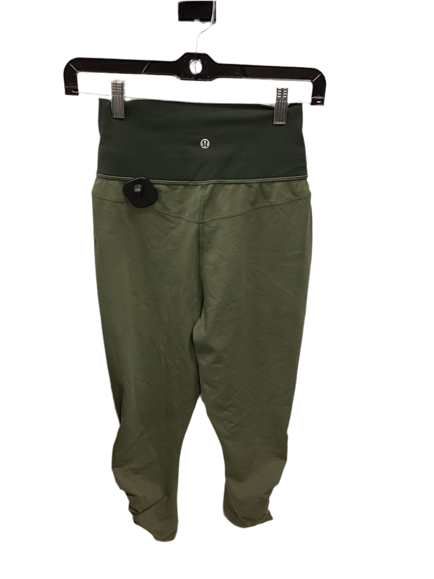 Athletic Leggings Capris By Lululemon In Green, Size:4