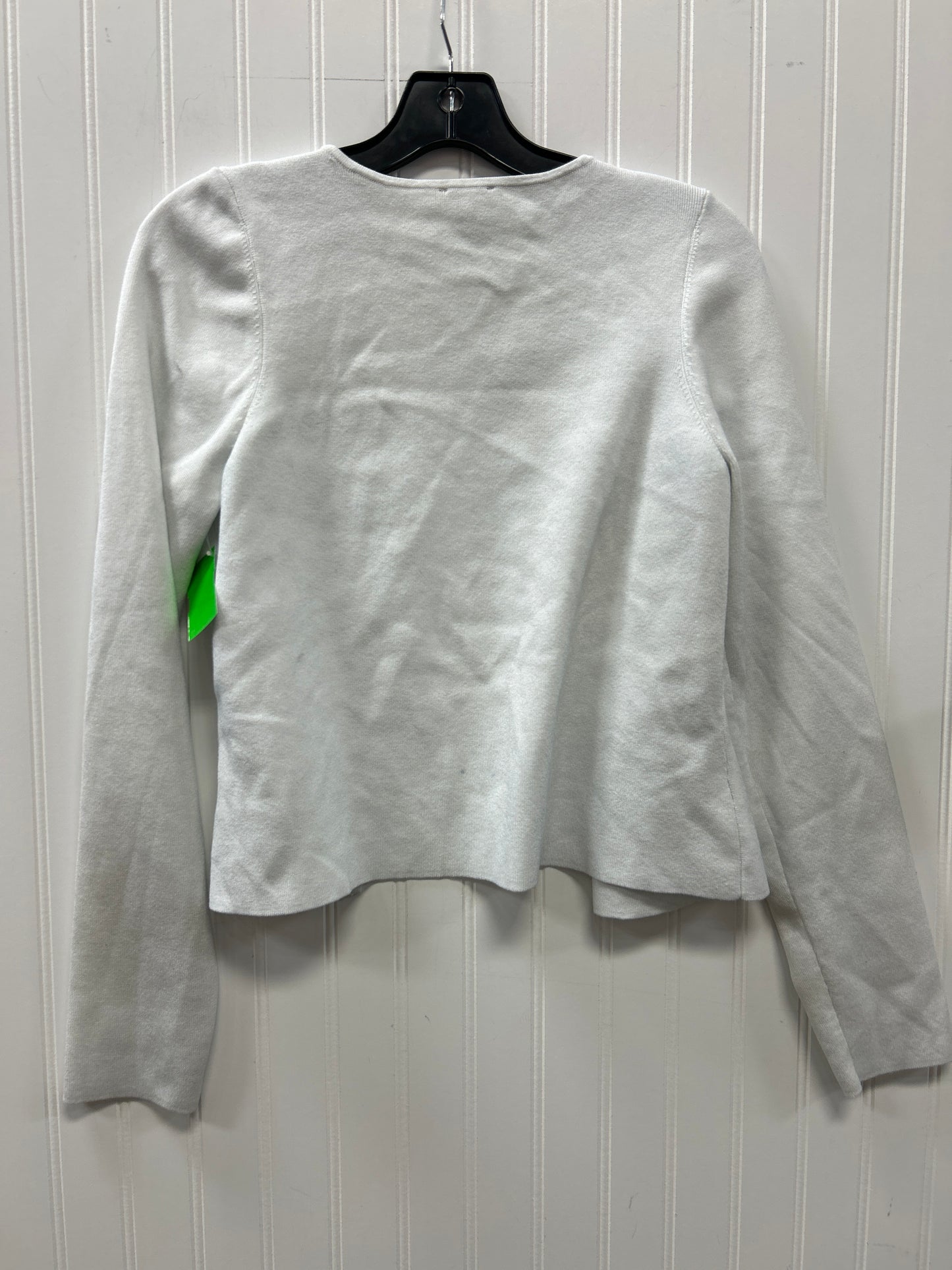 Cardigan By Express In White, Size:Xl