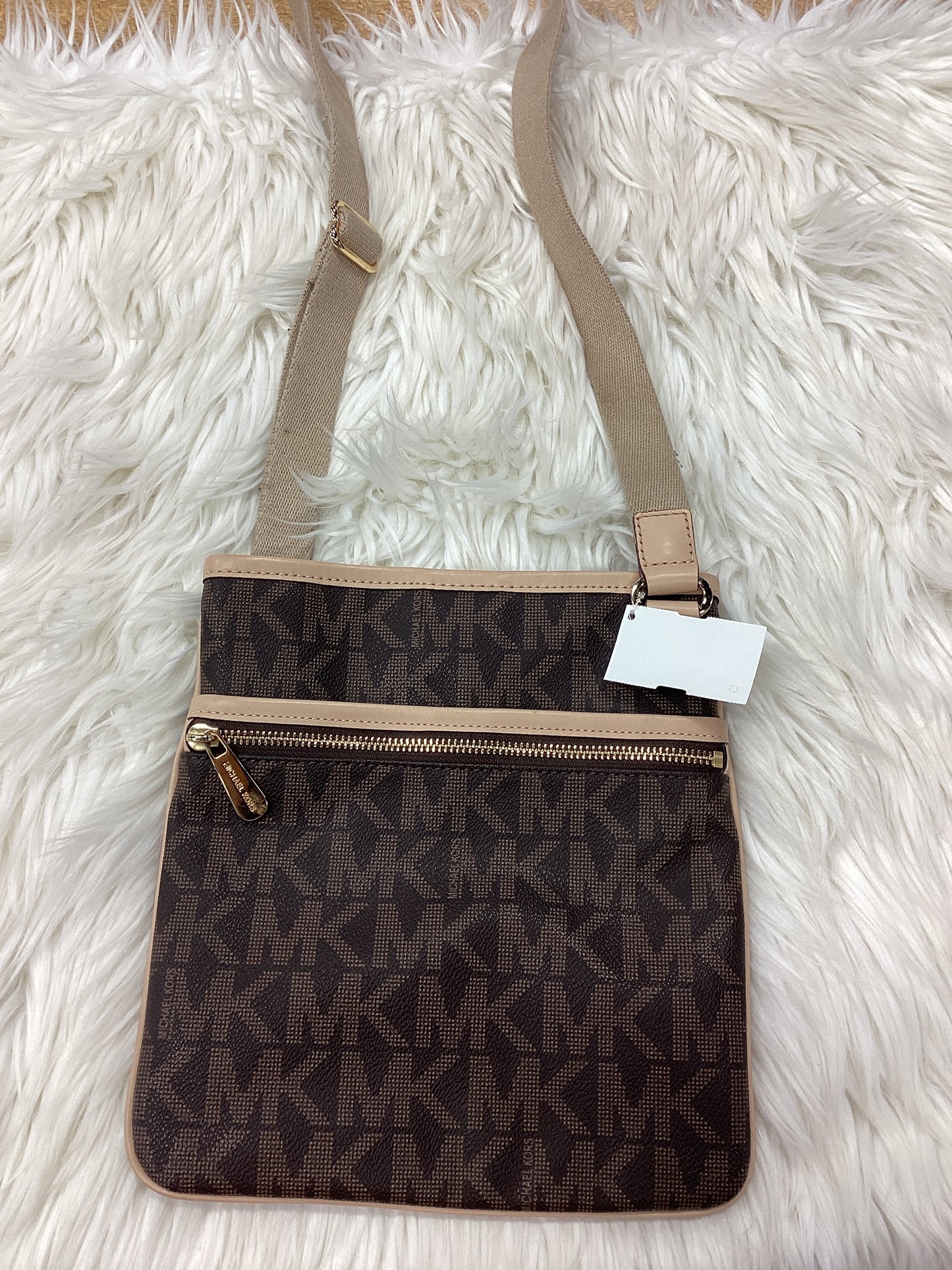 Crossbody By Michael By Michael Kors In Brown, Size:Medium