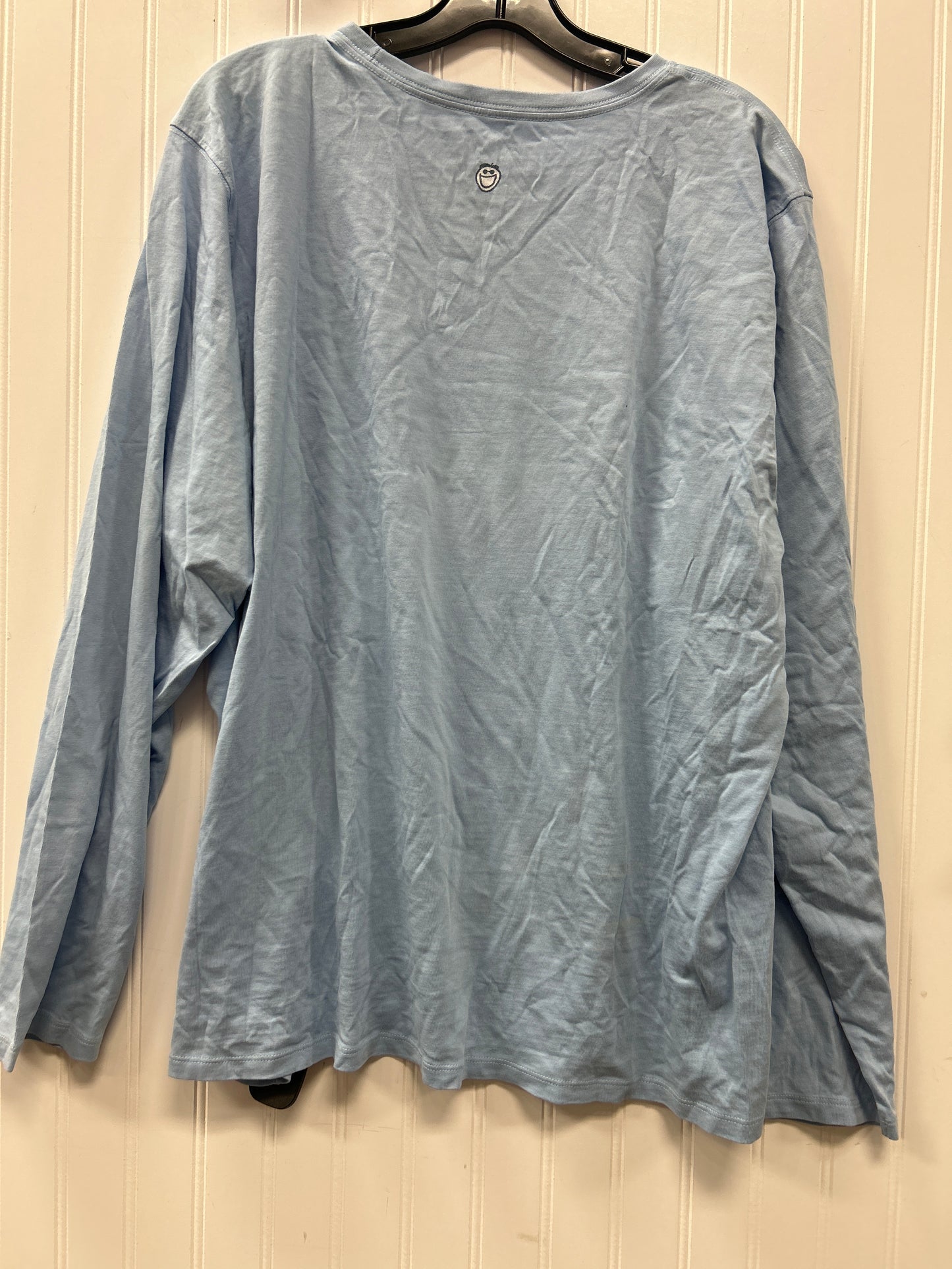 Top Ls By Life Is Good In Blue, Size:1X