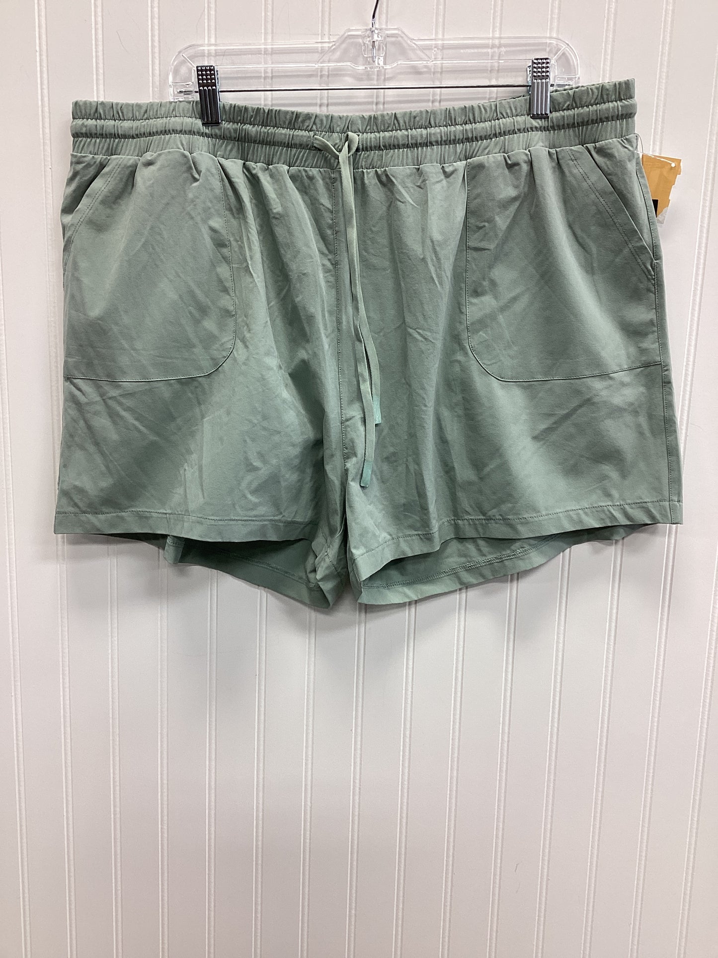 Athletic Shorts By Mono B In Blue, Size:3X