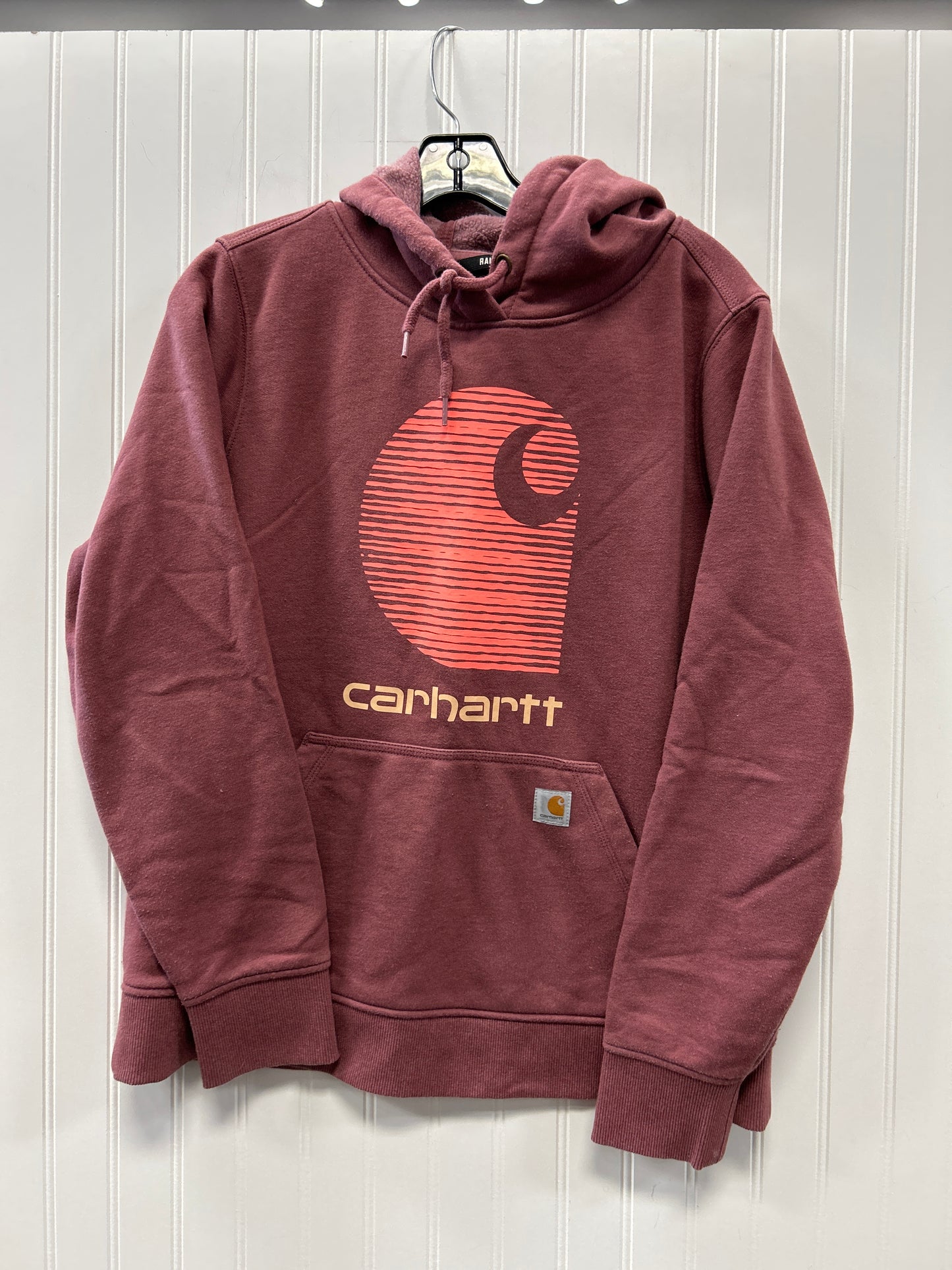Sweatshirt Hoodie By Carhartt In Pink, Size:L