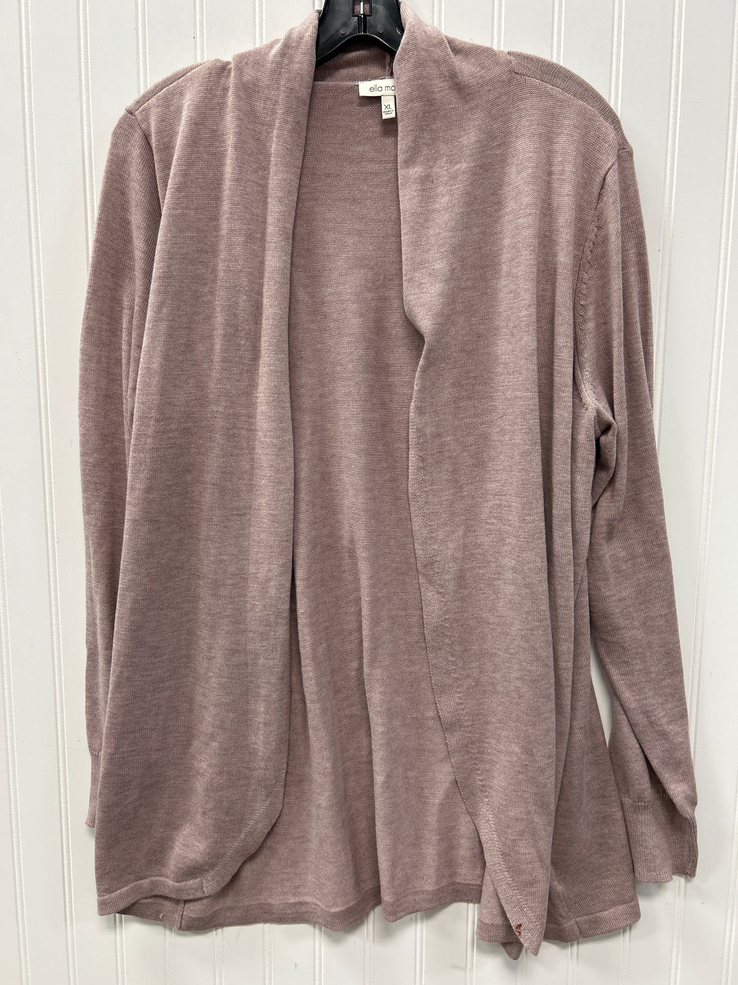 Cardigan By Ella Moss In Pink, Size:Xl