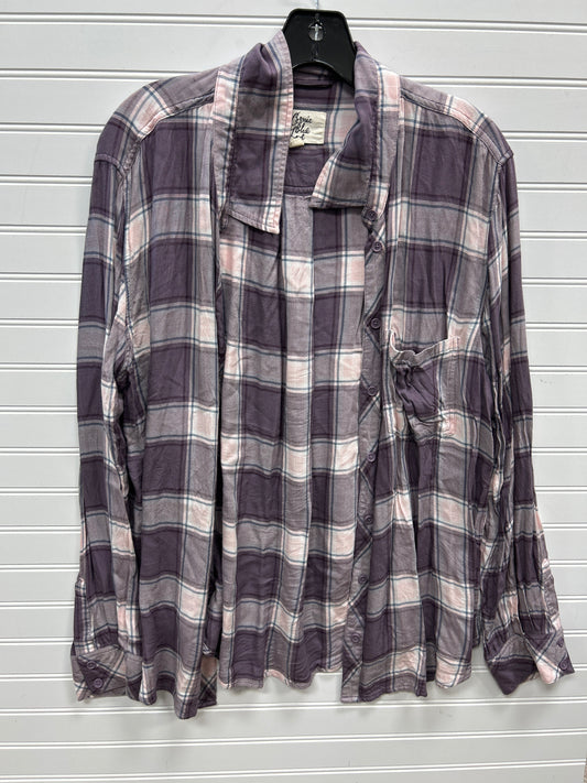 Top Ls By Cosmic Blue Love In Purple, Size:Xl