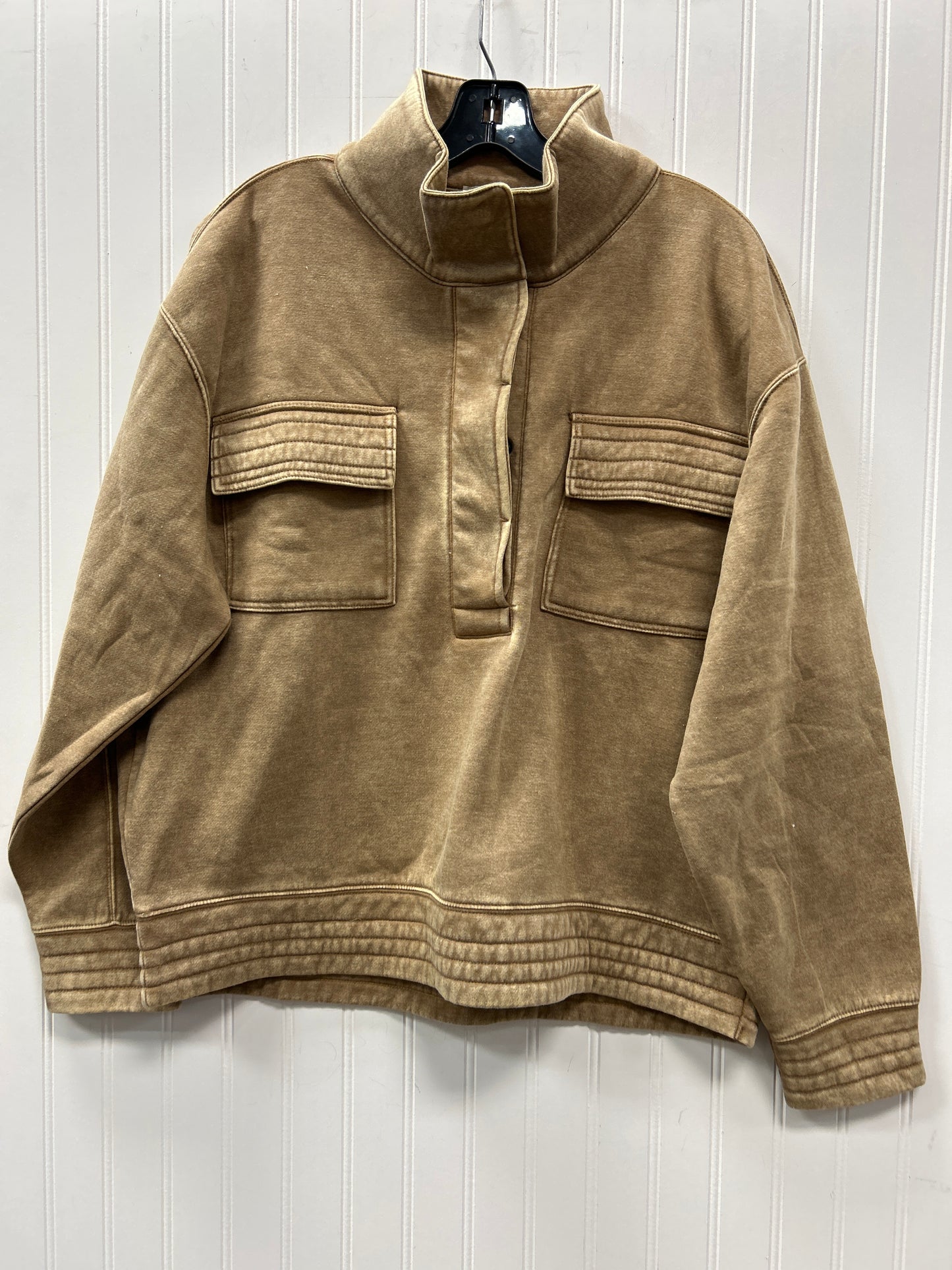 Top Ls By Zenana In Brown, Size:L