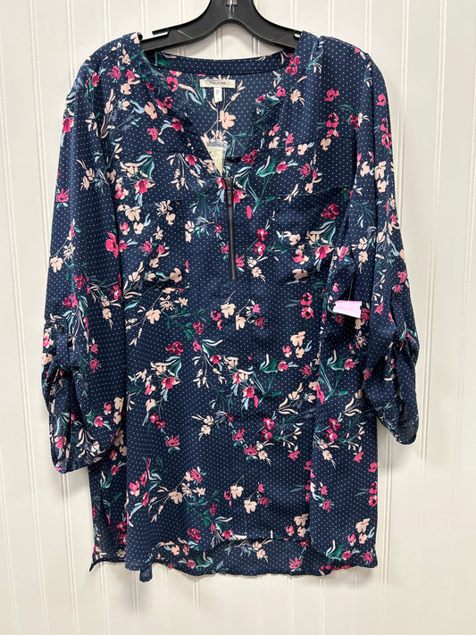 Top Ss By Maurices In Blue, Size:1X NWT