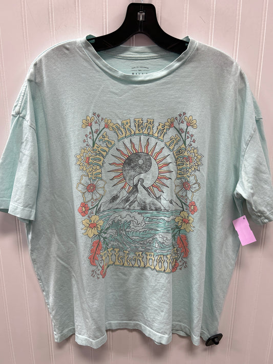 Top Ss By Billabong In Blue, Size:M