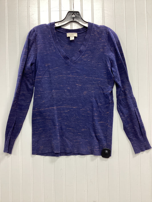 Top Ls By Loft In Navy, Size:S