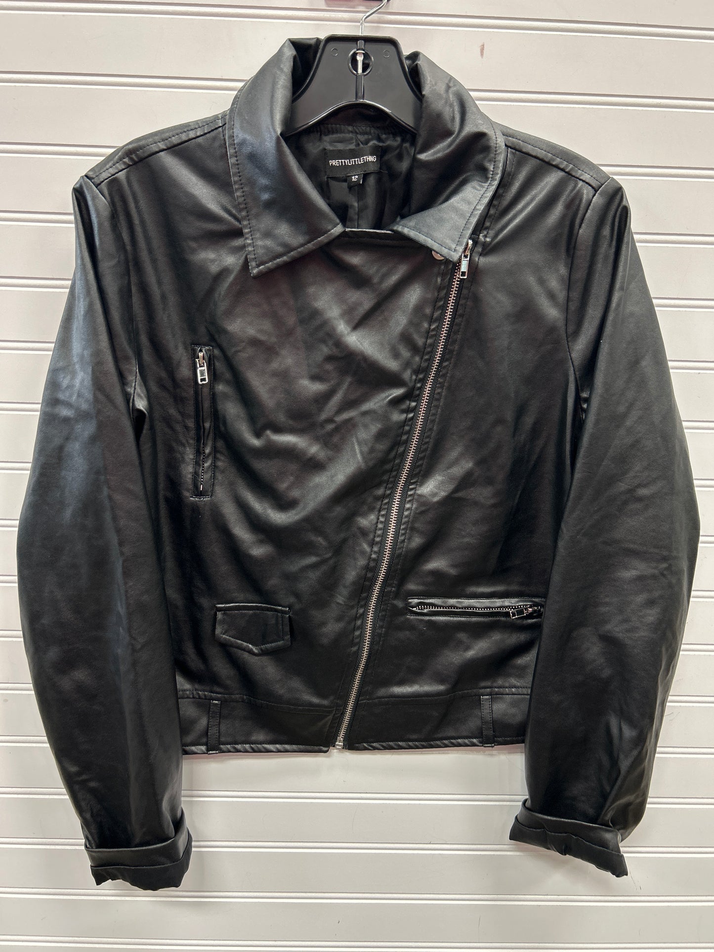 Jacket Other By Pretty Little Thing In Black, Size:L