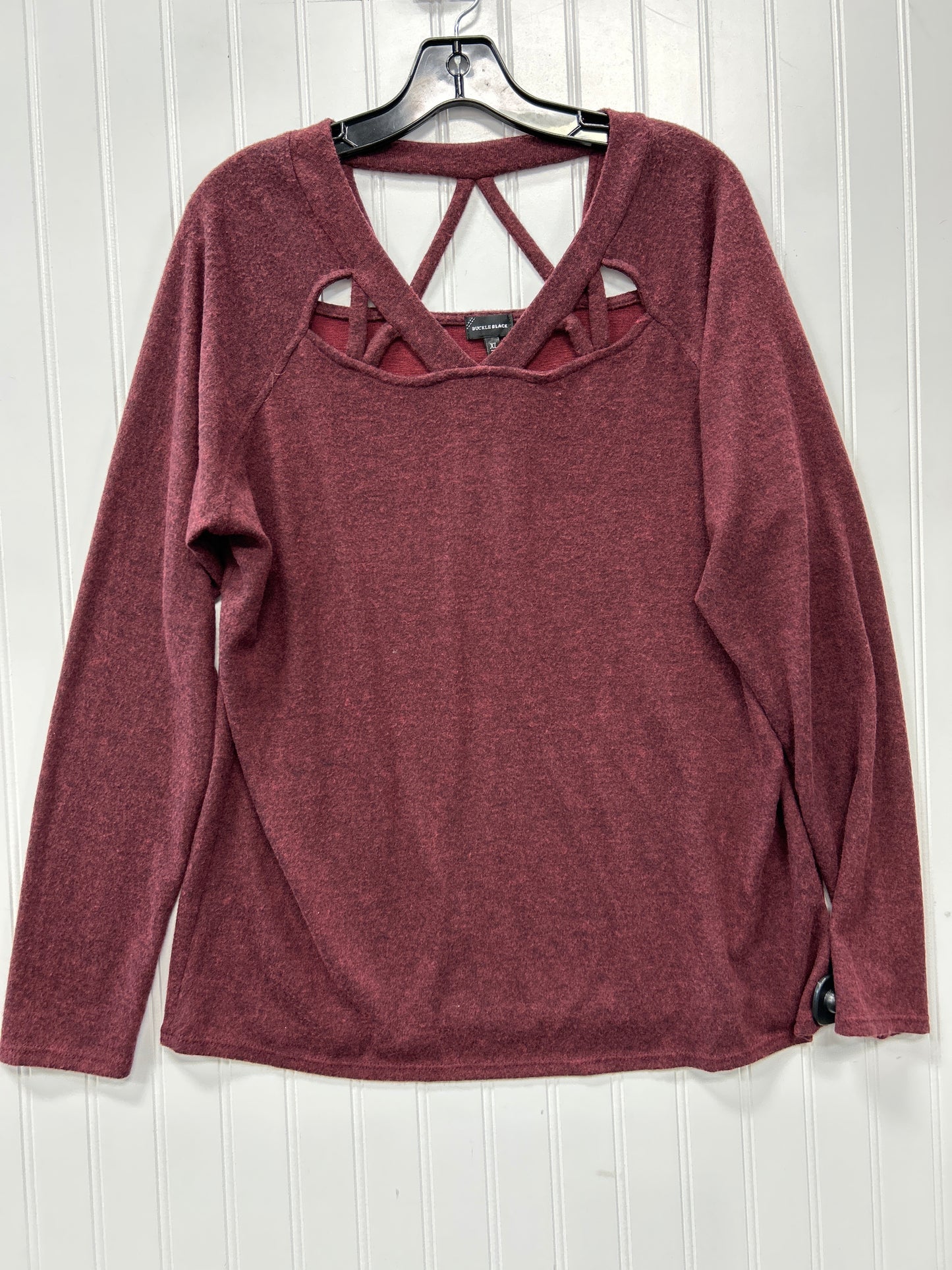 Top Ls By Buckle Black In Red, Size:Xl