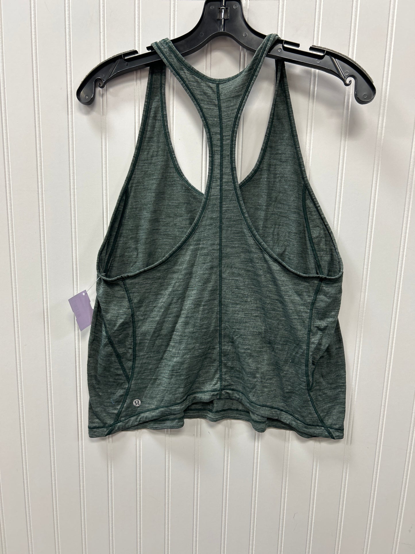 Athletic Tank Top By Lululemon In Green, Size:12