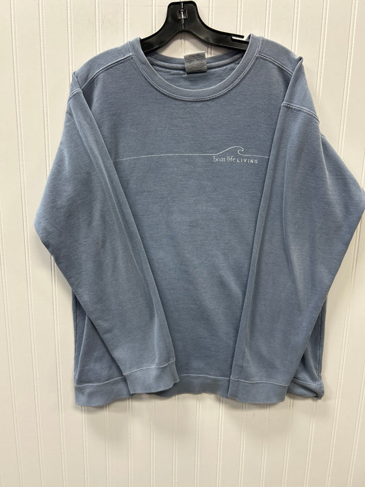 Top Ls By Comfort Colors In Blue, Size:M