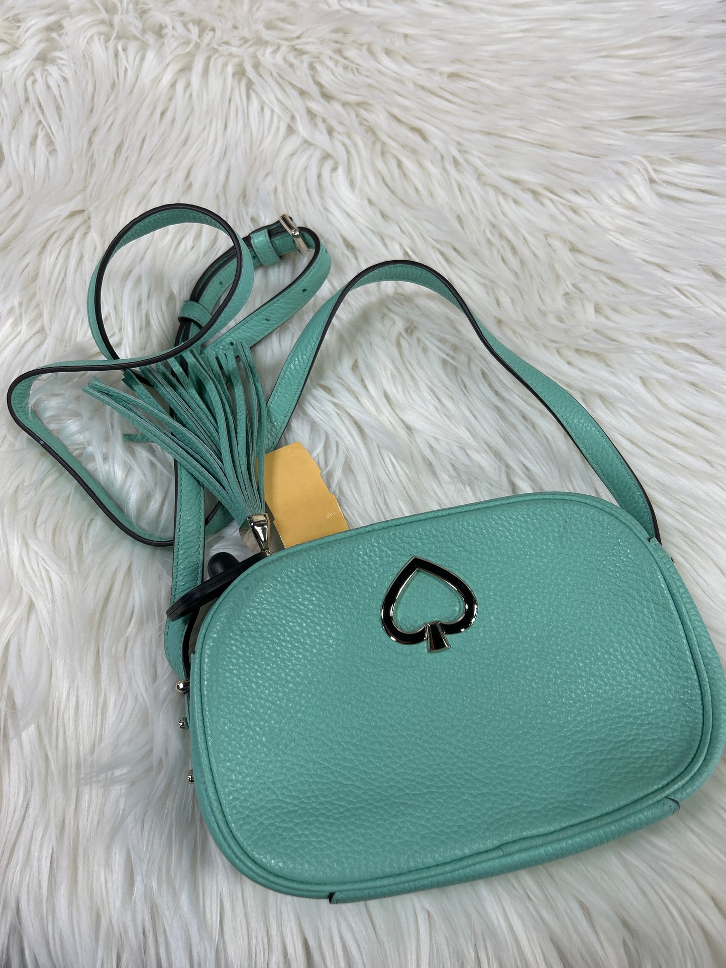 Handbag Designer By Kate Spade In Aqua, Size:Small