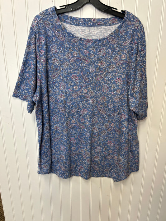 Top Ss By J. Jill In Blue, Size:2X