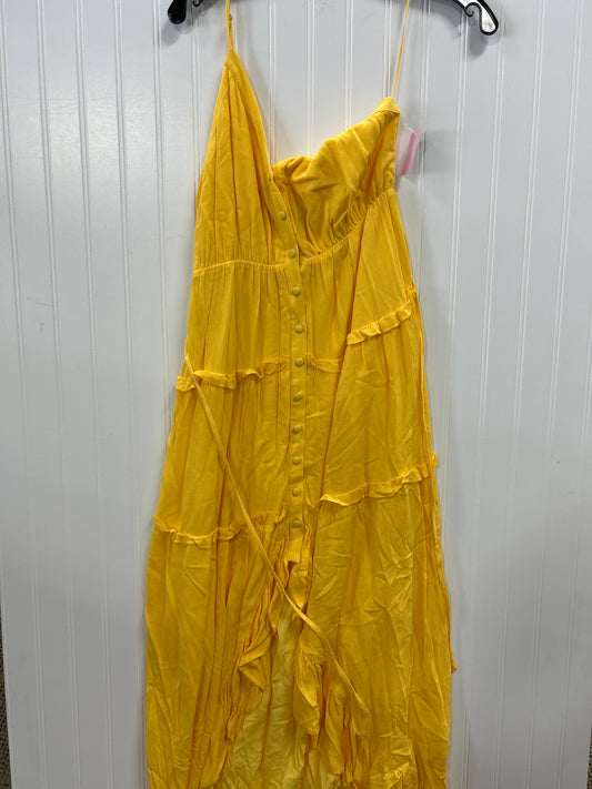 Dress Casual Maxi By Cmb In Yellow, Size:S
