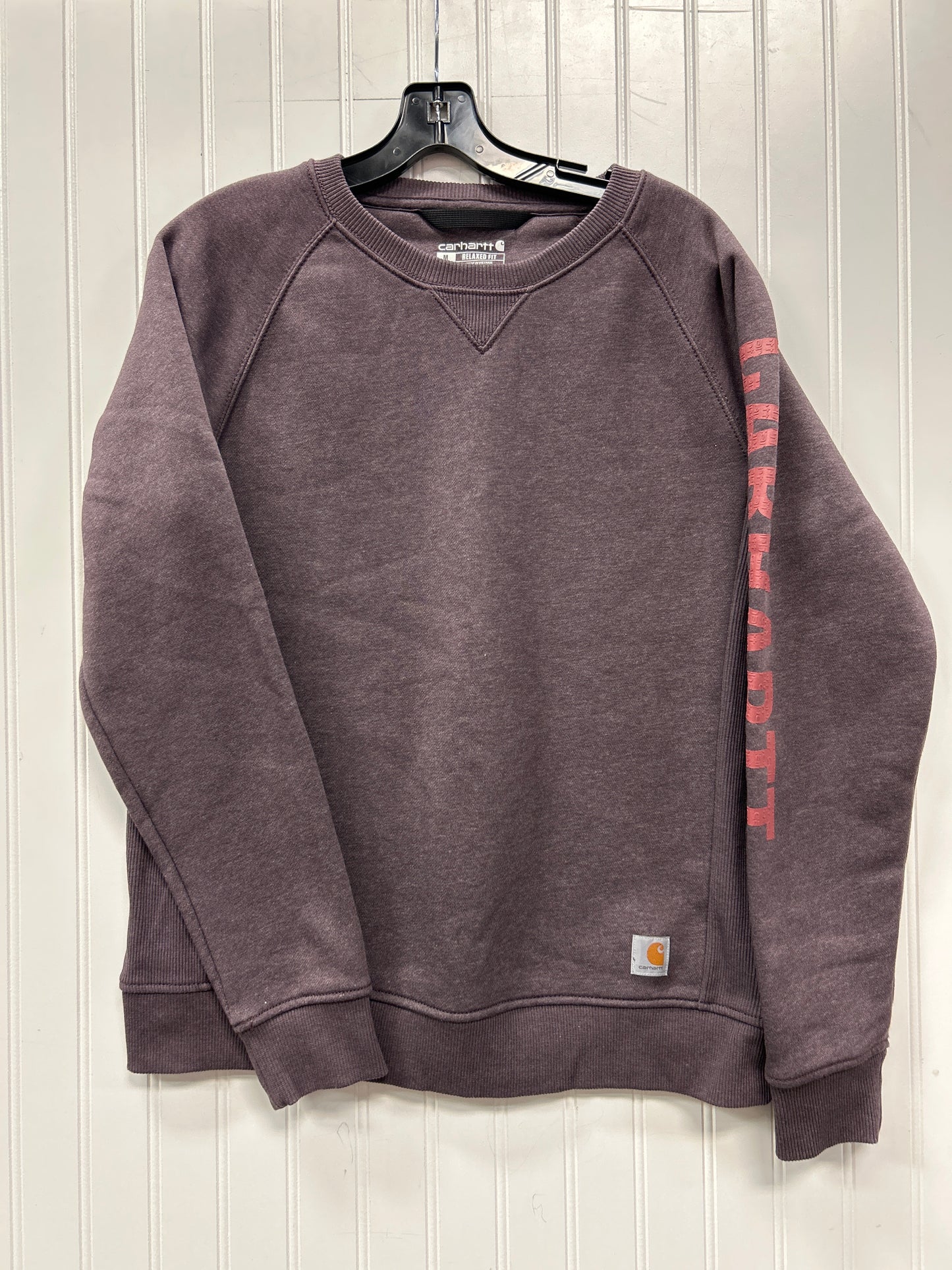 Sweatshirt Crewneck By Carhartt In Purple, Size:M