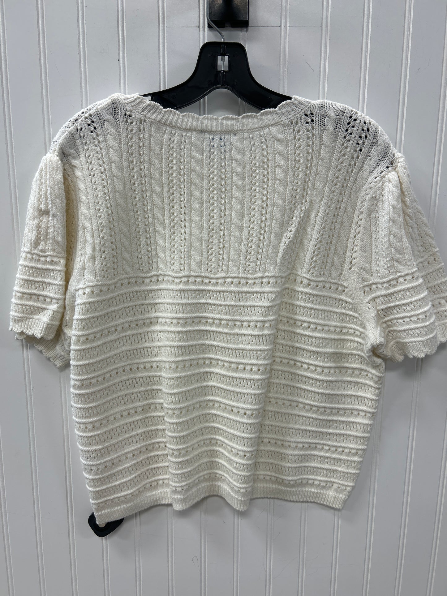 Top Ss By Draper James In White, Size:1X