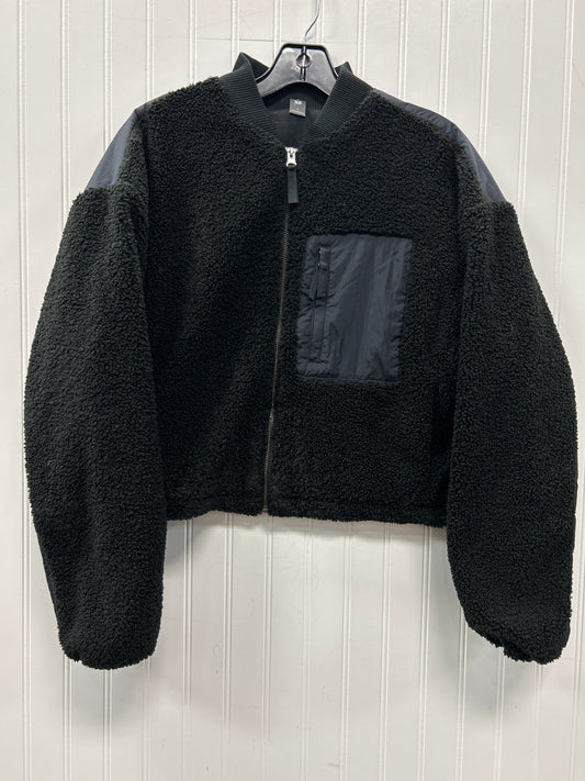 Jacket Faux Fur & Sherpa By All In Motion In Black, Size:S