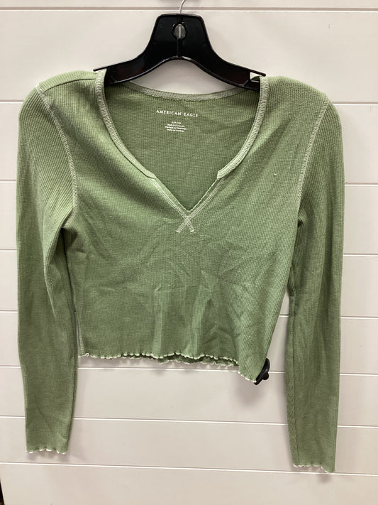 Top Ls By American Eagle In Green, Size:S
