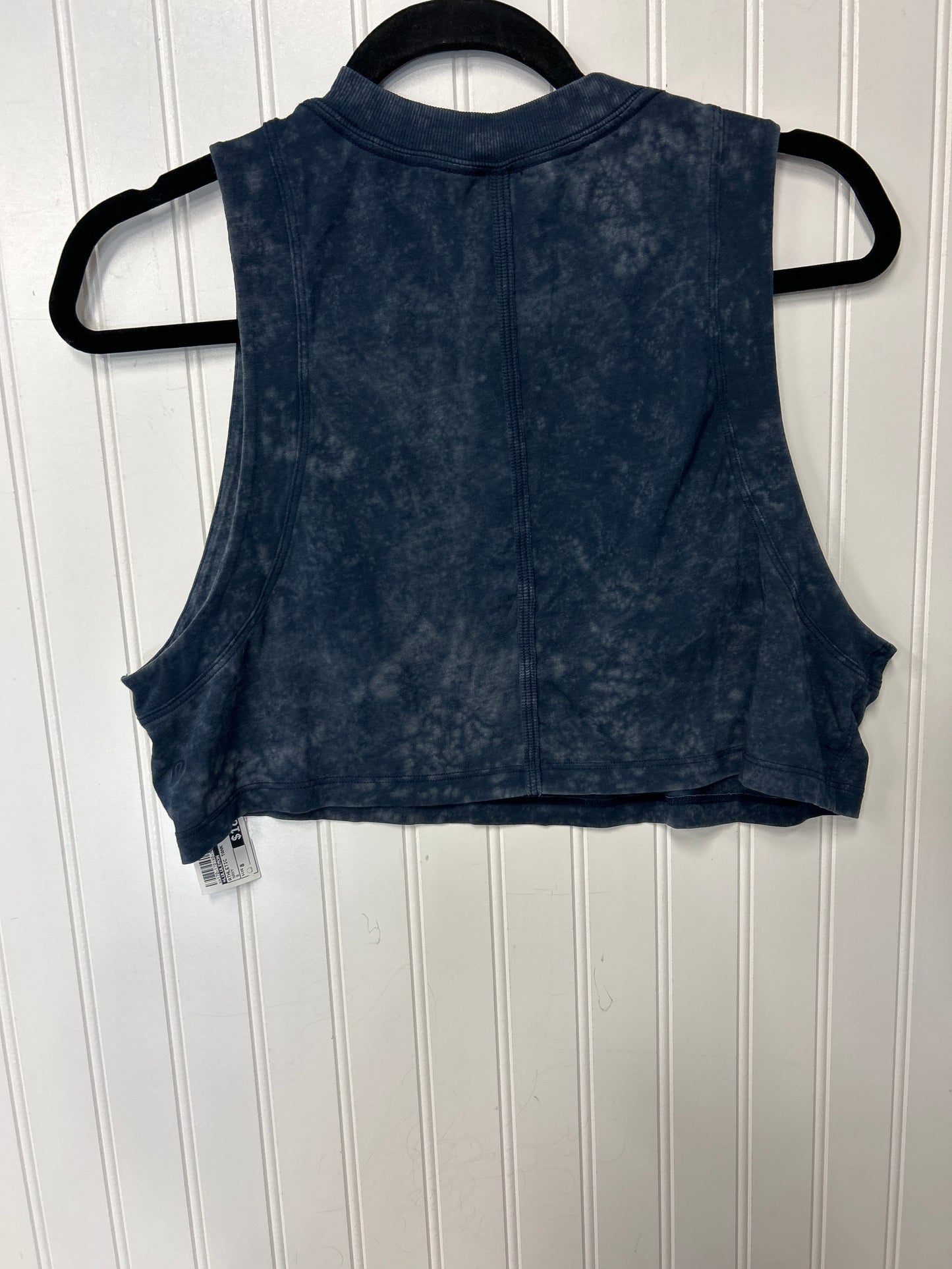 Athletic Tank Top By Lululemon In Navy, Size:8