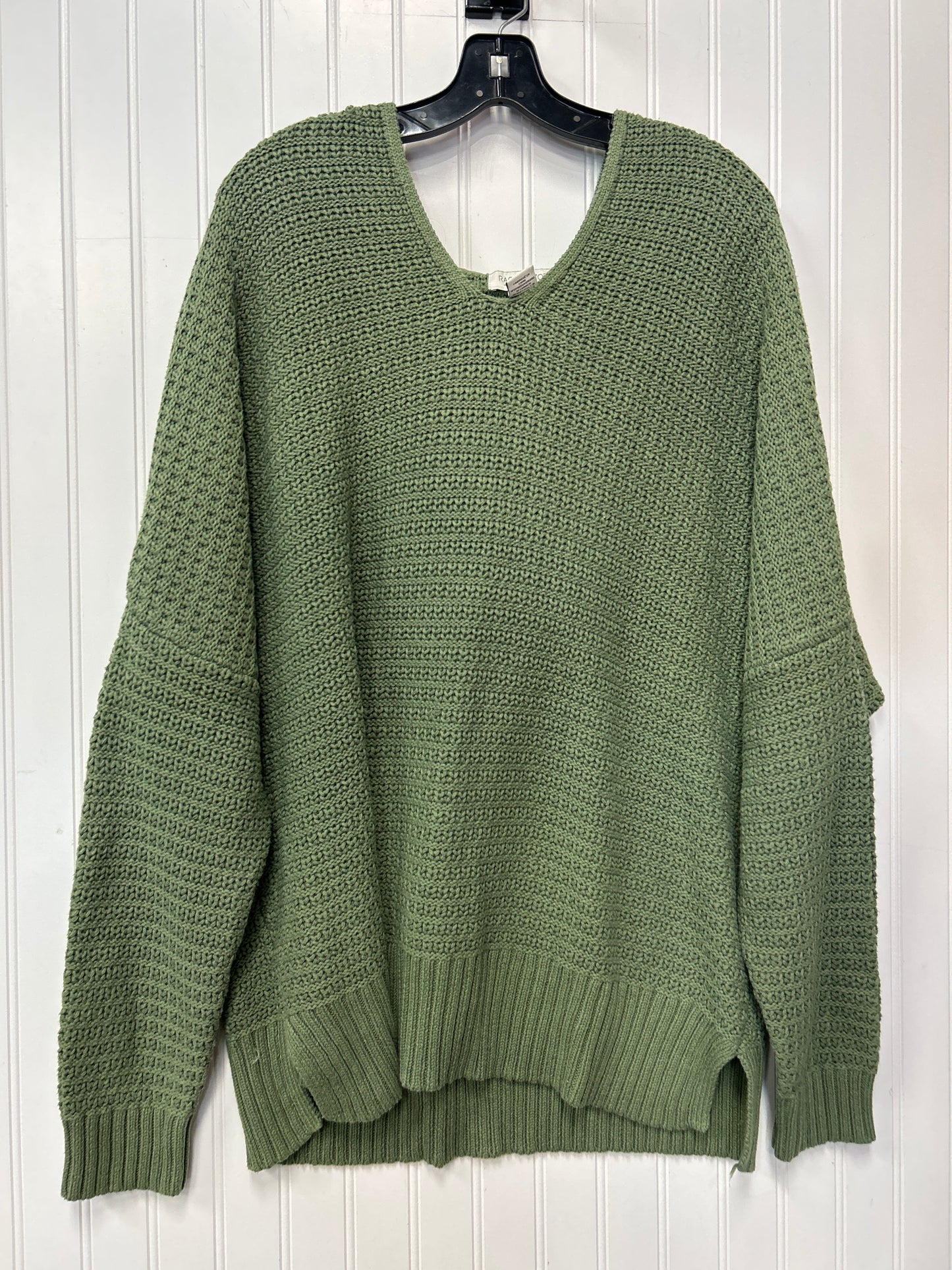 Sweater By Rachel Zoe In Green, Size:2X