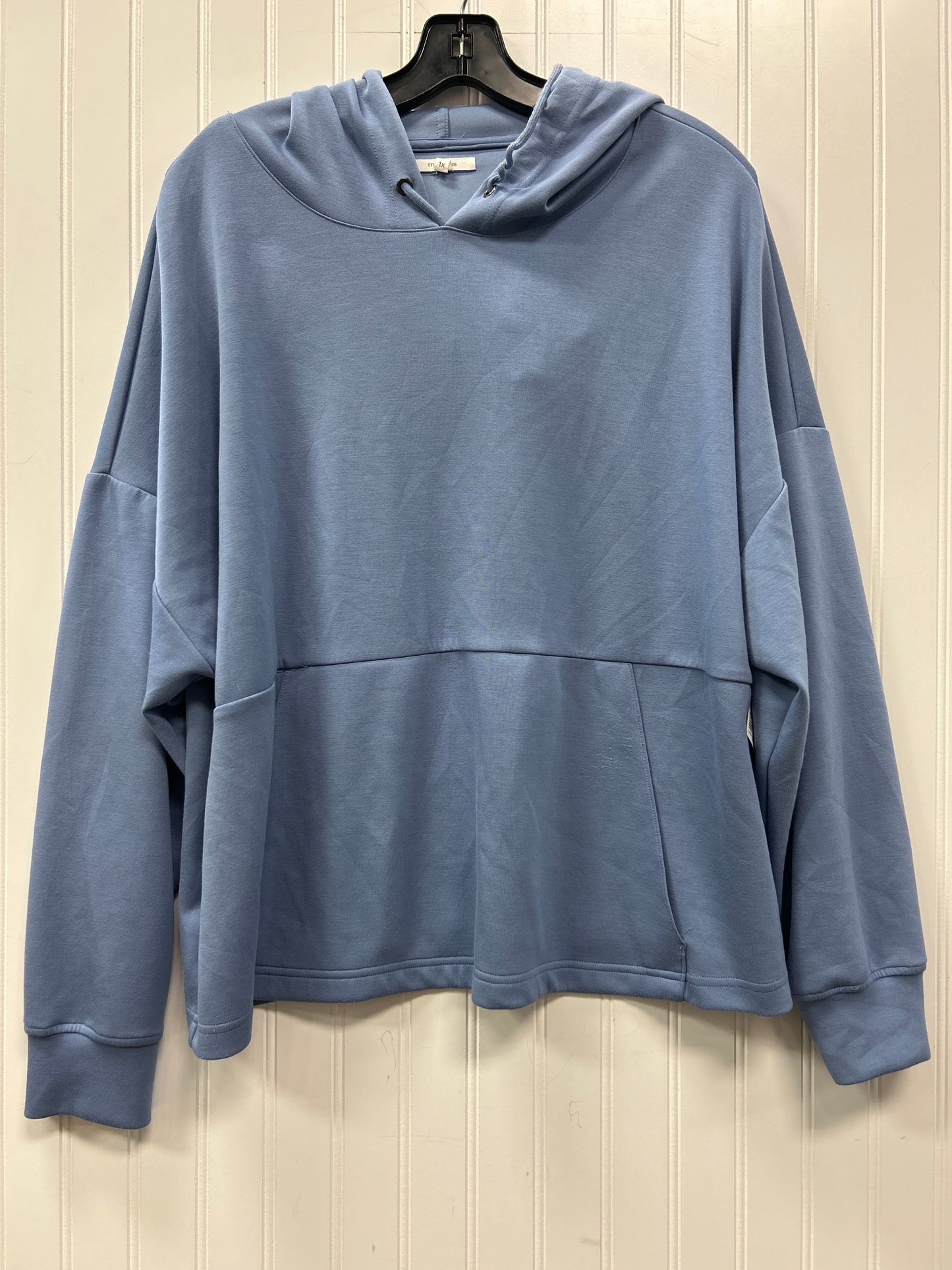 Sweatshirt Hoodie By Maurices In Blue, Size:1X