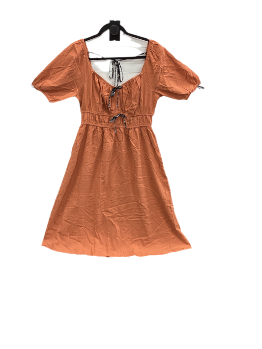 Dress Casual Midi By Hem & Thread In Orange, Size:L