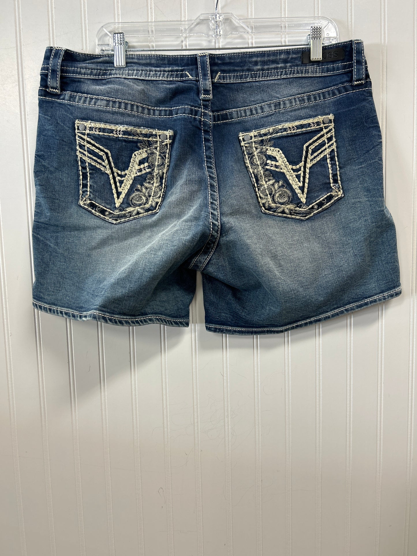Shorts By Vigoss In Blue Denim, Size:16