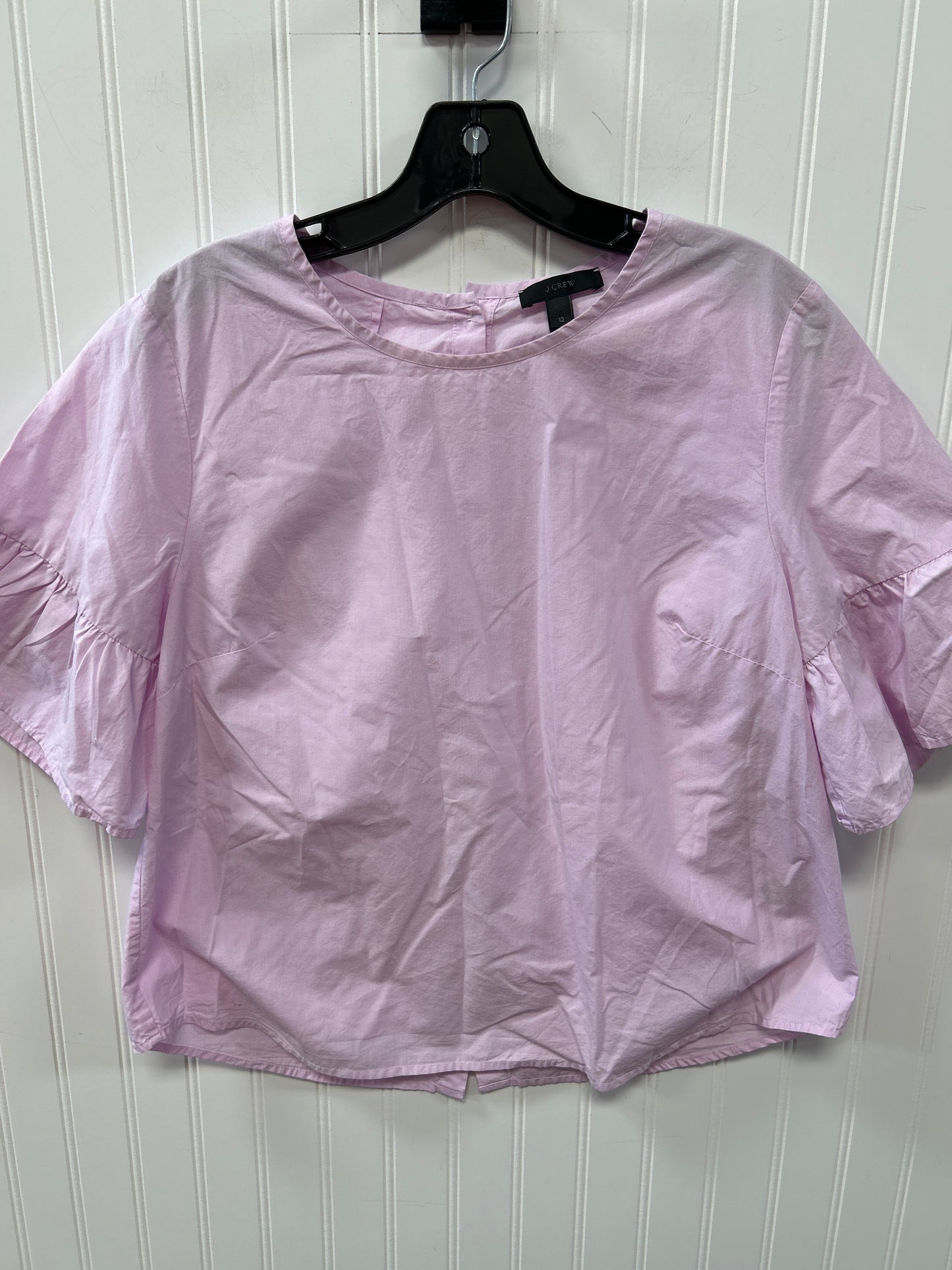 Top Ss By J. Crew In Pink, Size:L