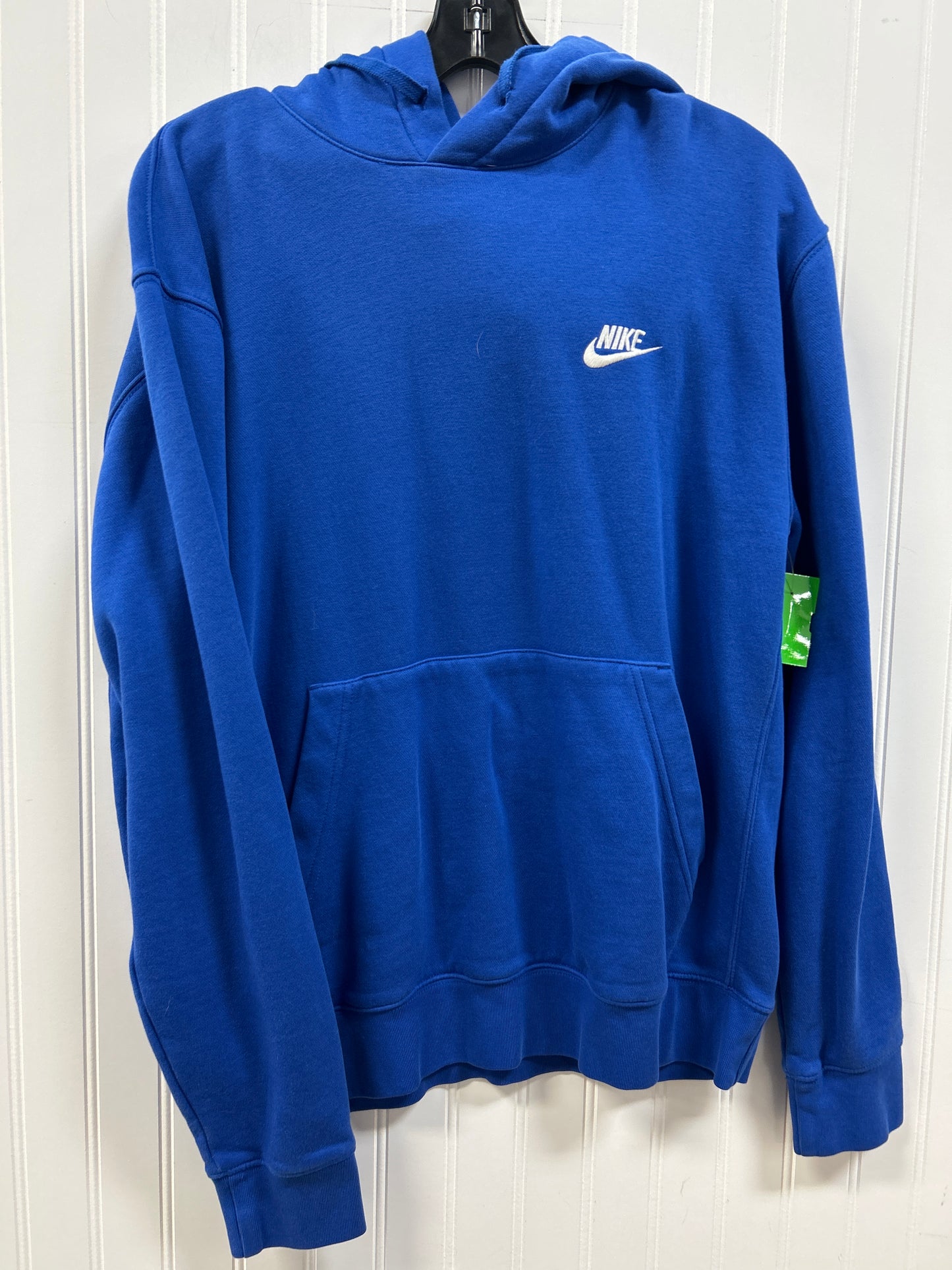 Athletic Sweatshirt Hoodie By Nike Apparel In Blue, Size:M