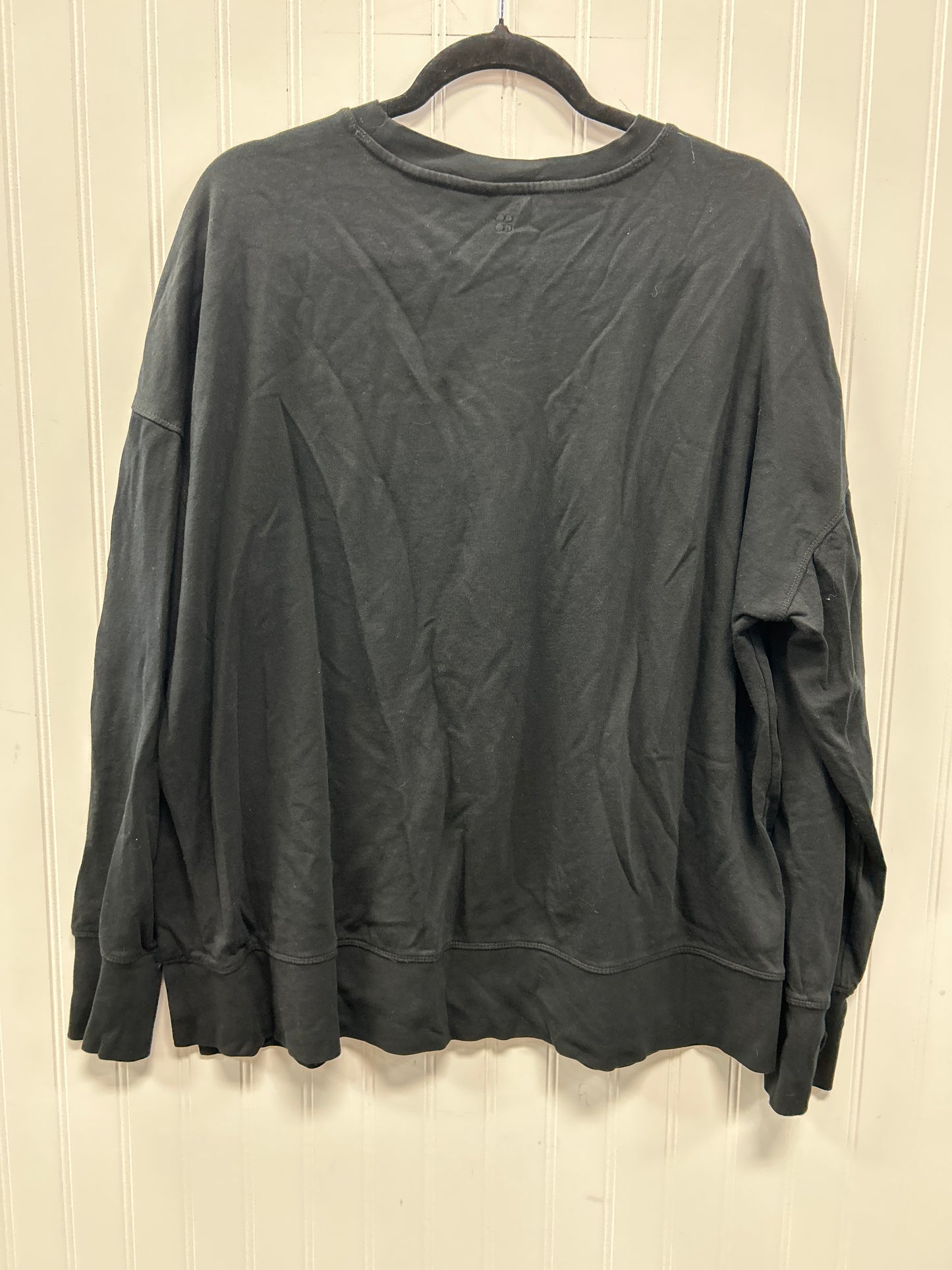 Athletic Top Ls Crewneck By Sweaty Betty In Black, Size:1X