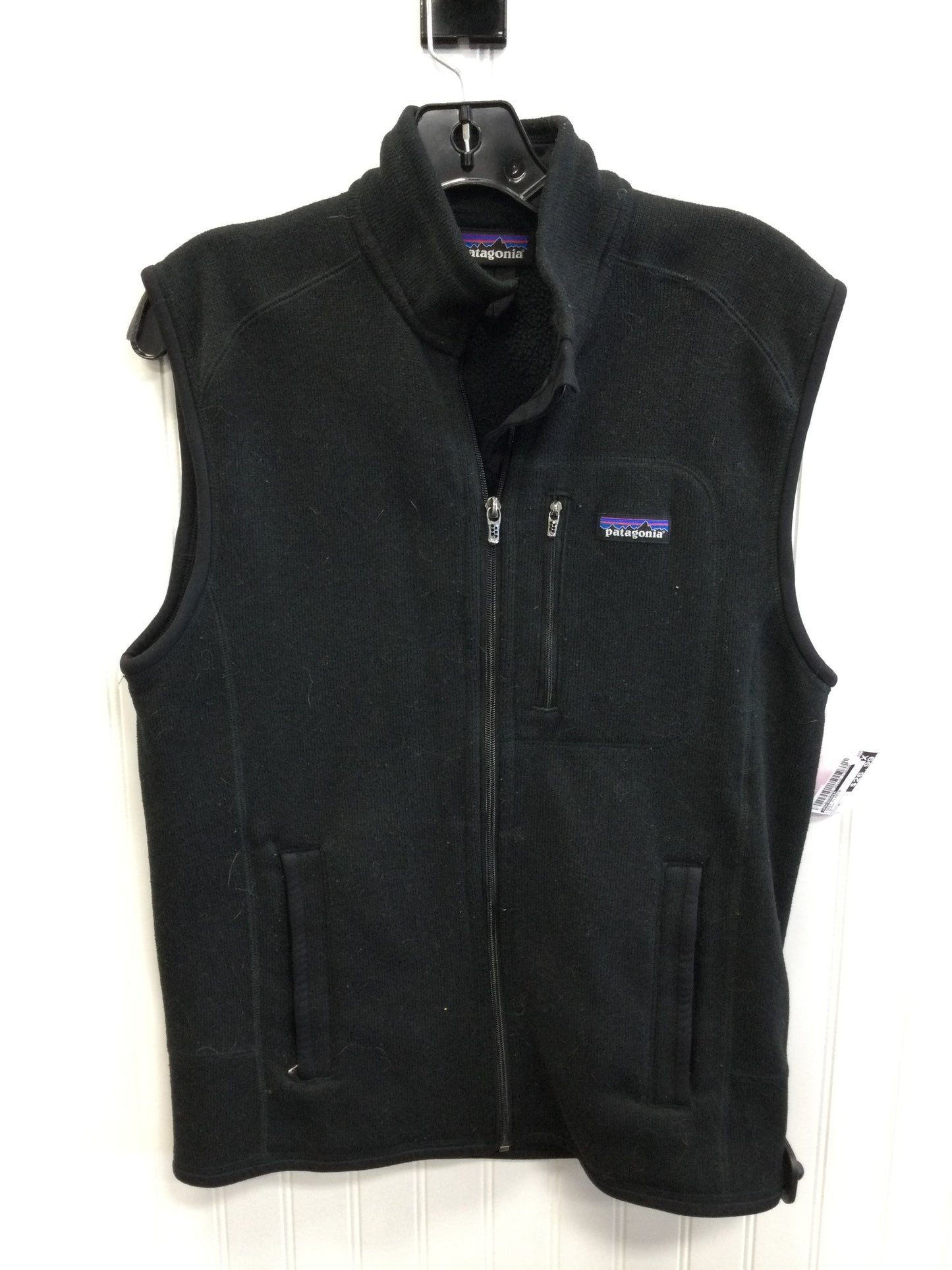 Vest Fleece By Patagonia In Black, Size:M