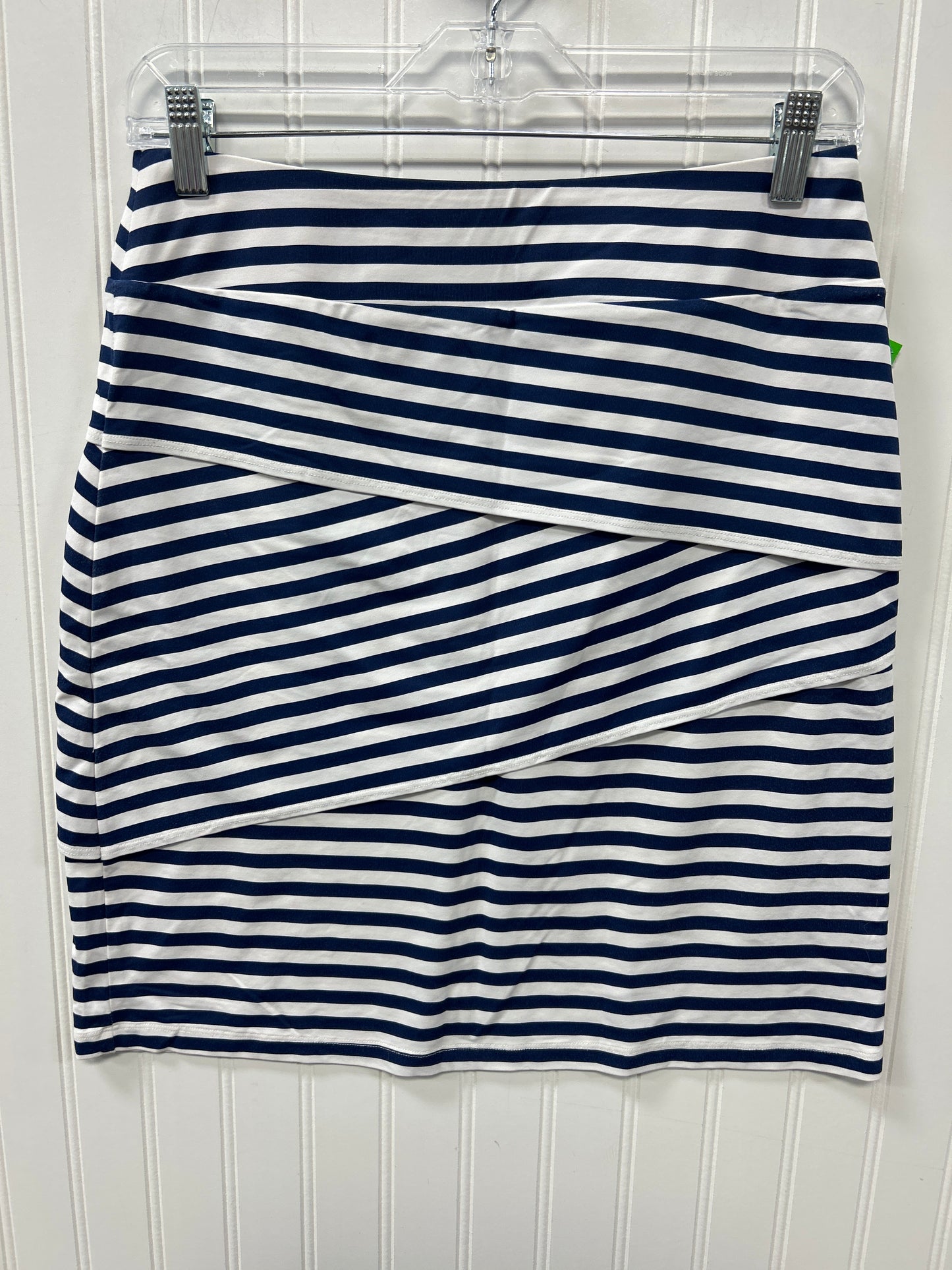 Skirt Midi By J Mclaughlin In Blue & White, Size:S