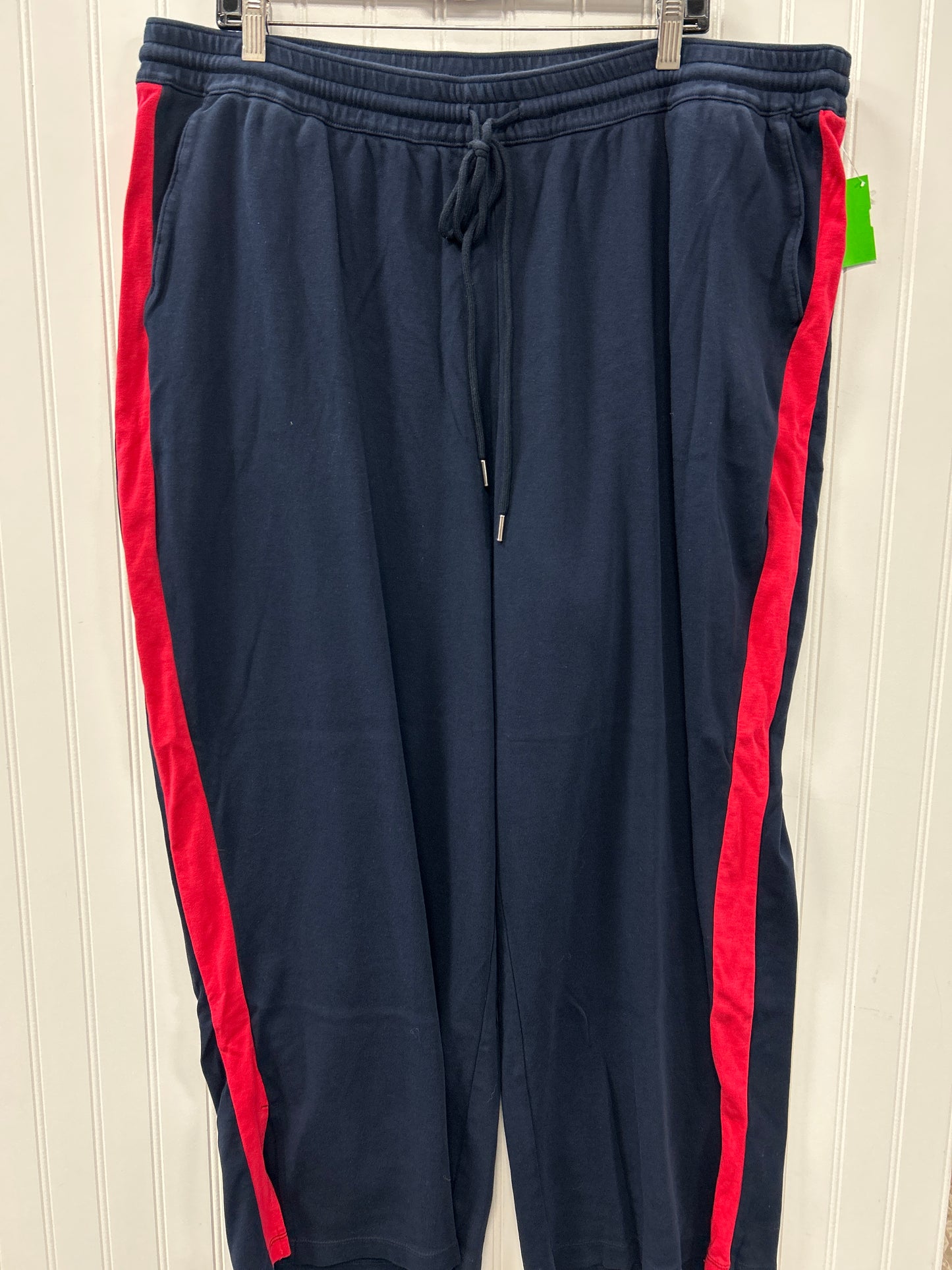 Athletic Pants By Lands End In Navy, Size:3X
