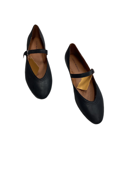 Shoes Flats By Lucky Brand In Black, Size:6.5