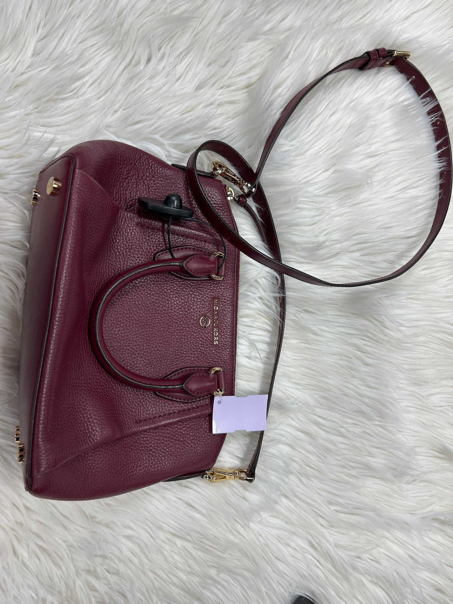 Handbag By Michael Kors In Rainbow Print, Size:Medium