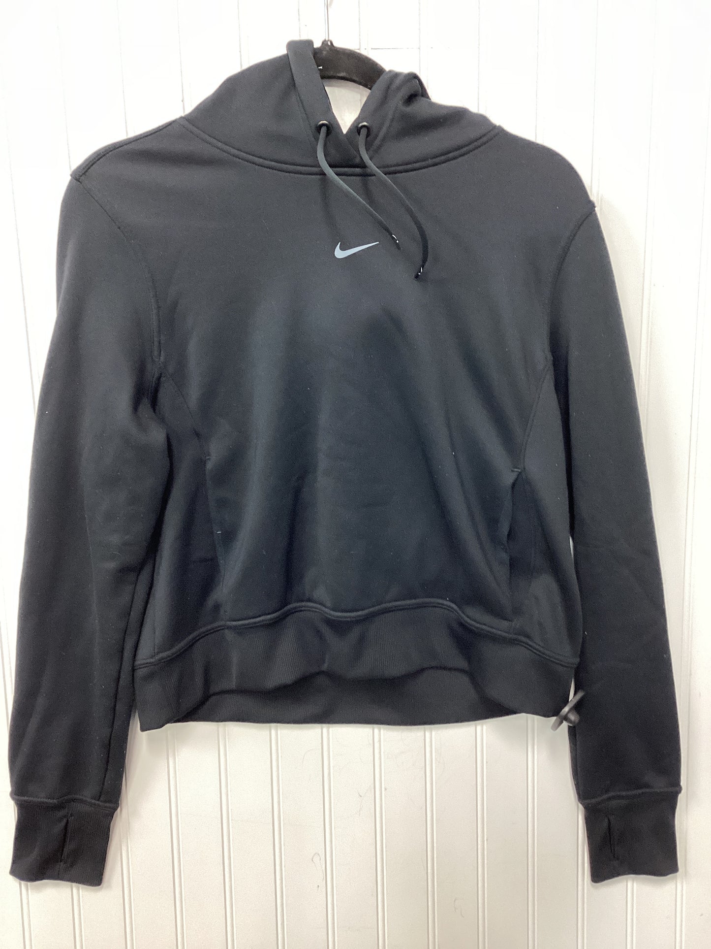 Athletic Sweatshirt Hoodie By Nike Apparel In Black, Size:M